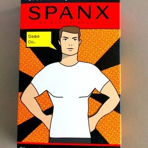 Spanx NWT black cotton compression crew neck.